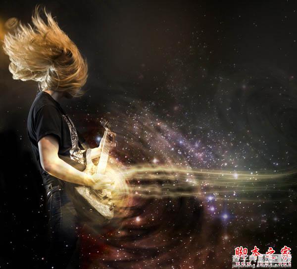 Photoshop设计制作出动感的摇滚音乐海报24