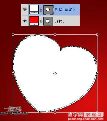 photoshop设计制作出2012情人节红色心形壁纸10