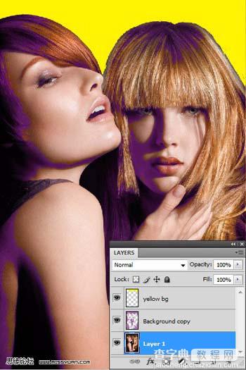 photoshop 利用模特素材制作经典的艺术海报6