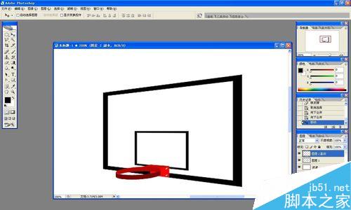 用ps制作篮球进框的gif动态图片18