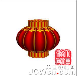 photoshopCS5与3D工具设计制作出一个逼真的旋转的大红灯笼20