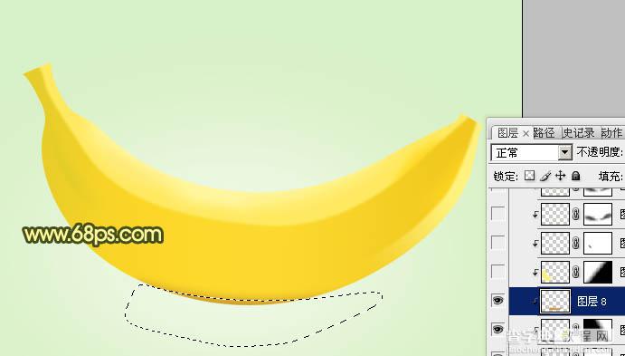 Photoshop打造一只精细逼真的香蕉11