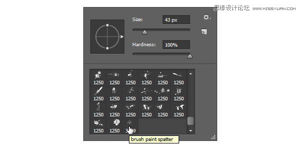 Photoshop纯手工创建高清晰血迹喷溅效果笔刷教程10