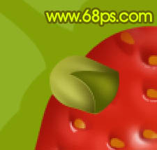 Photoshop 一颗鲜艳的红色草莓28