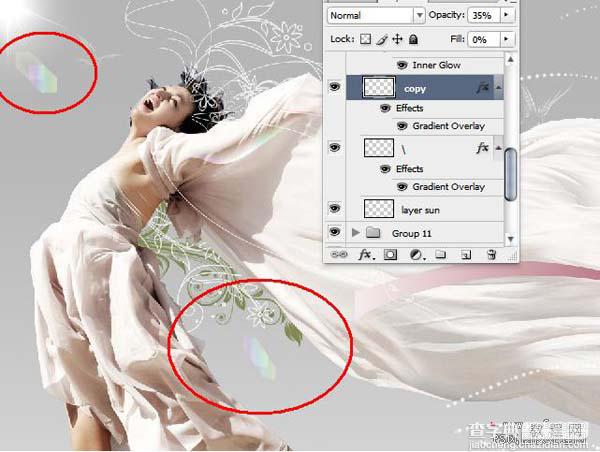 photoshop 打造一张绝美的真人插画43