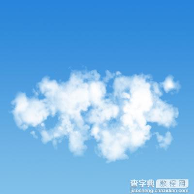 photoshop利用画笔制作各种创意的云彩图案1