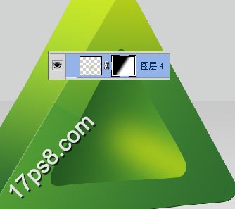 photoshop打造出三维立体三角形图标20