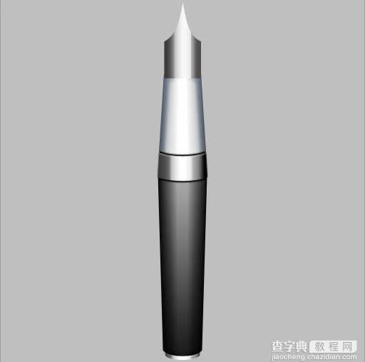 Photoshop打造一支逼真的金属钢笔24
