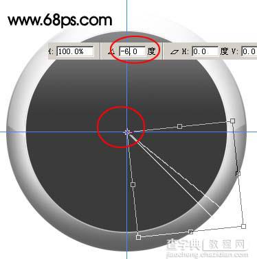 Photoshop 一款精致的指南针图标14