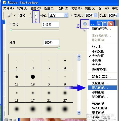 PS入门：如何使用网上下载的笔刷？2