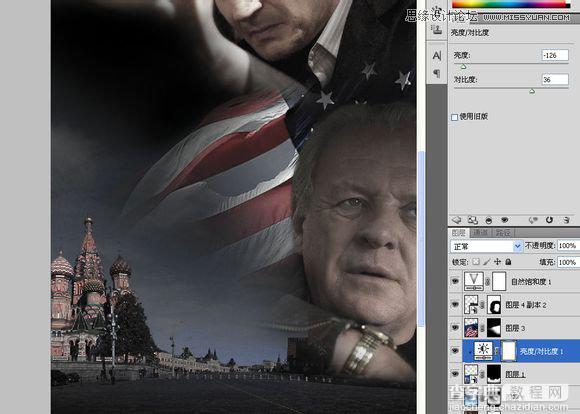 Photoshop设计好莱坞电影海报之刺客的子弹19