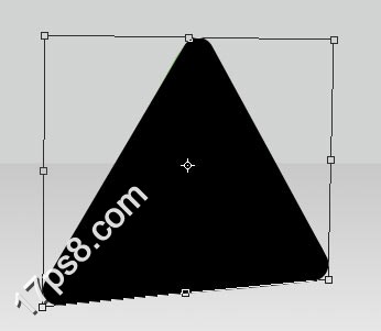 photoshop打造出三维立体三角形图标5