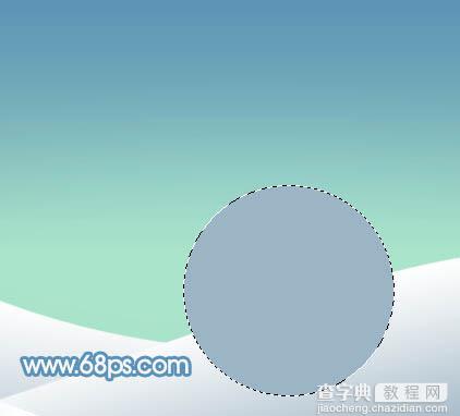 Photoshop 可爱的卡通雪人8