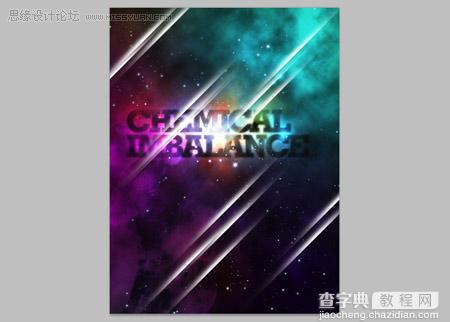 Photoshop 打造绚丽背景的文字插画20