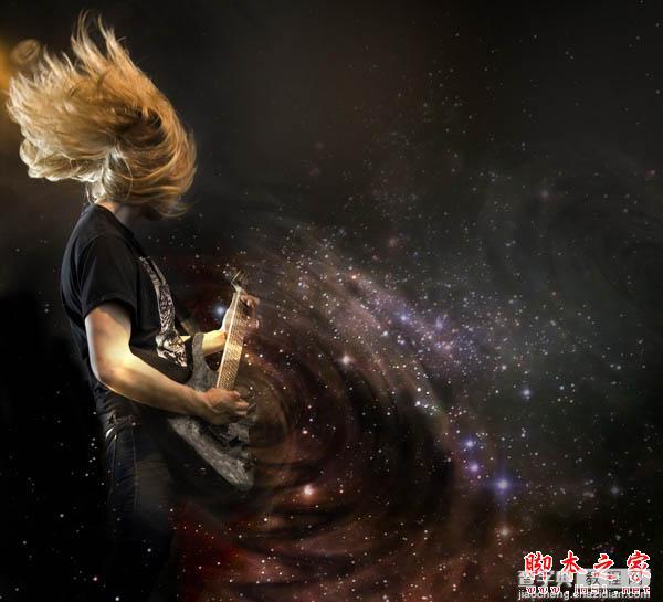 Photoshop设计制作出动感的摇滚音乐海报16
