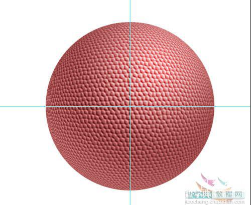 photoshop 滤镜制作逼真的牛皮篮球13