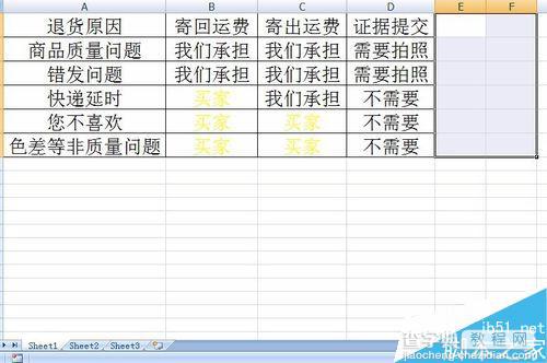 用ps结合excel制作出复制淘宝售后服务表格3