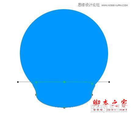 Photoshop绘制可爱的蓝色立体Twitter小鸟图标4