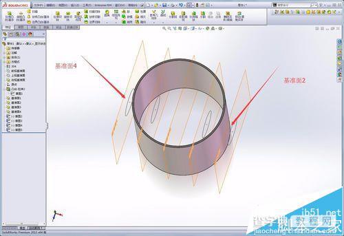 Solidworks怎么在曲面上拉伸? solidworks曲面拉伸的实例教程18