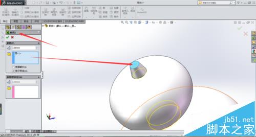 solidworks怎么绘制木质葫芦模型?5