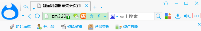 智猫浏览器的基本使用适合玩网游的朋友6