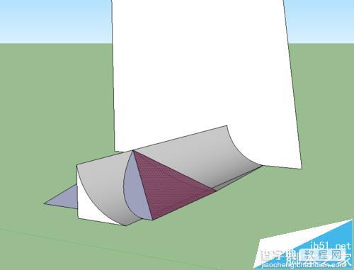 sketchup怎么绘制曲面屋顶?8