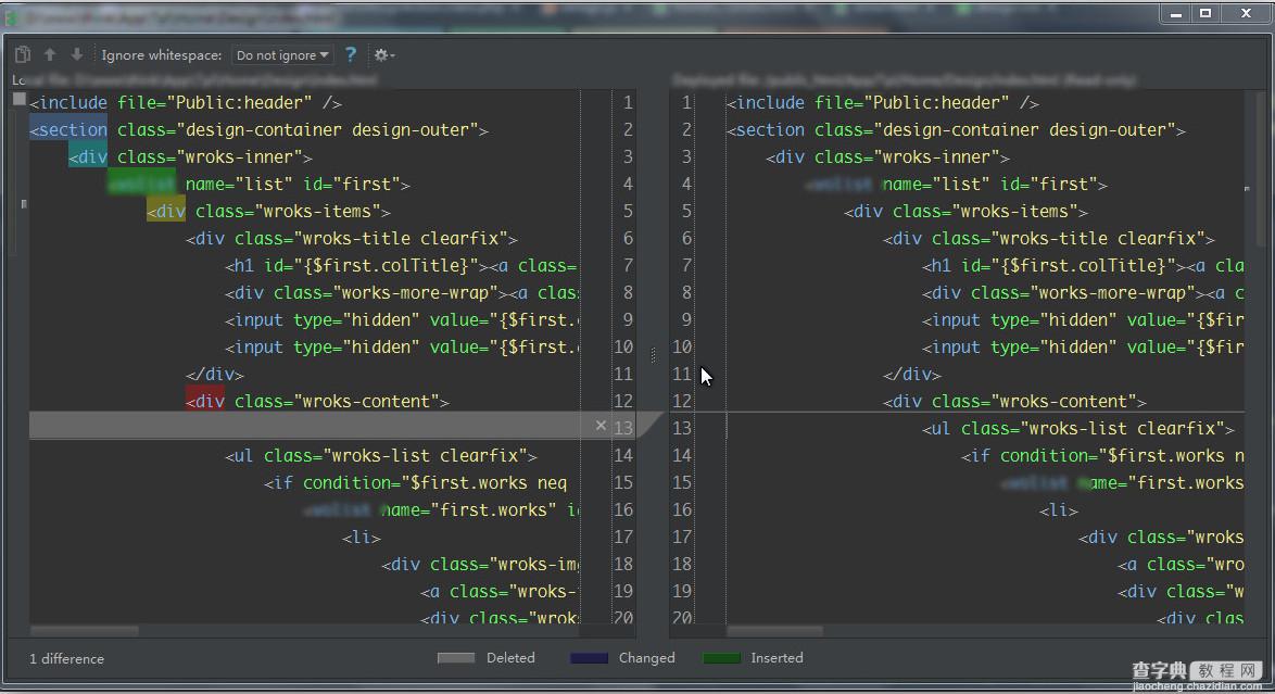 webstorm/phpstorm配置连接ftp快速进行文件比较(上传下载/同步)操作6