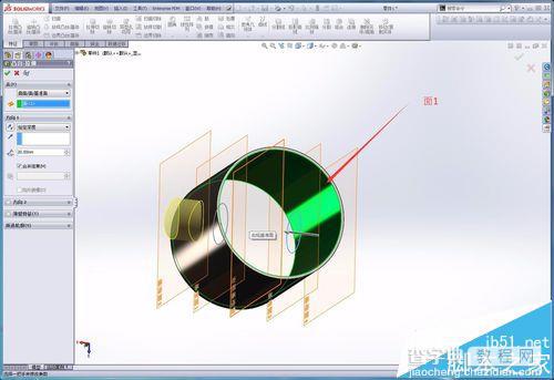 Solidworks怎么在曲面上拉伸? solidworks曲面拉伸的实例教程16