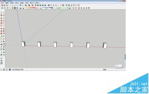 SketchUp怎么快速复制图形?5