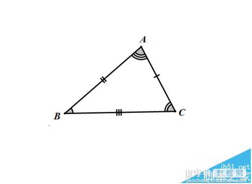 几何画板怎么用线段标记三角形的边和角?1