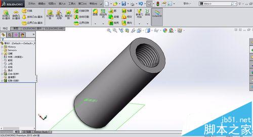 solidworks内螺纹怎么画? solidworks绘制螺纹的教程10