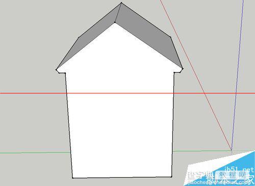 SketchUp绘图软件怎么绘制3D小房子？15