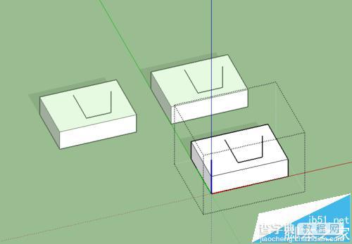 sketchup草图大师怎么快速拉模型?15