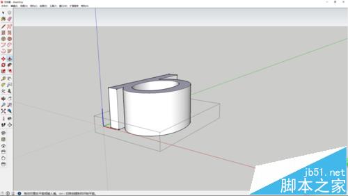 sketchup怎么绘制b字母桌椅模型?3