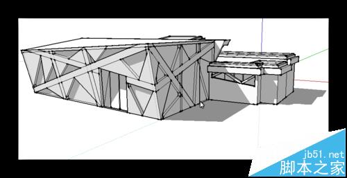 SketchUp草图大师怎么给物体添加阴影?1