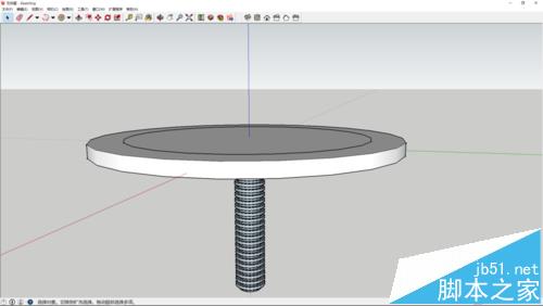 sketchup怎么绘制一个很有创意的桌椅模型?10