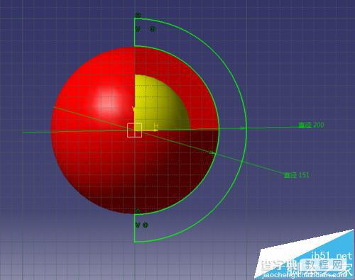 CATIA怎么绘制球体剖面?17