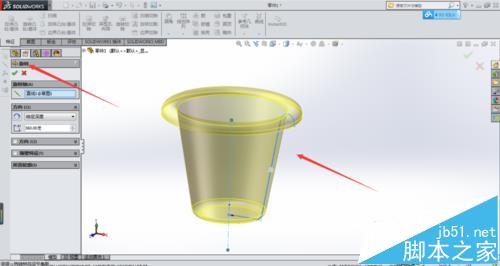 solidworks怎么画一个垃圾筒模型?3