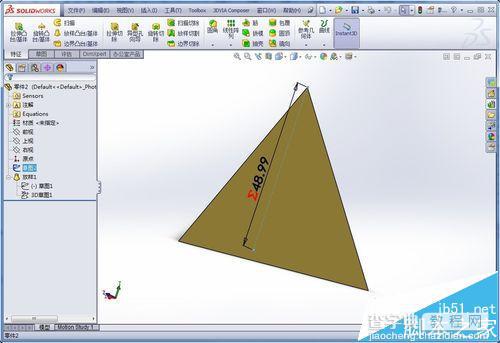 SolidWorks怎么添加尺寸方程式?10