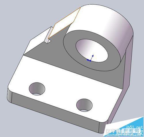 SolidWorks怎么创建支架模型?1