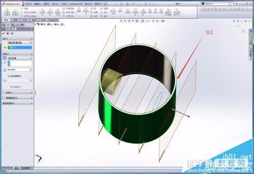 Solidworks怎么在曲面上拉伸? solidworks曲面拉伸的实例教程17