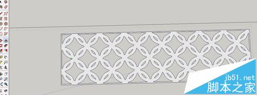 SketchUp草图大师怎么制作镂空雕花模型?9