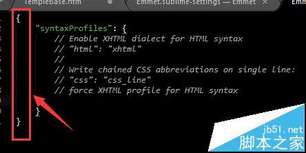 sublime text3怎么设置Emmet输入标签自动闭合?4