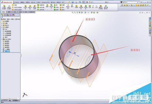 Solidworks怎么在曲面上拉伸? solidworks曲面拉伸的实例教程15