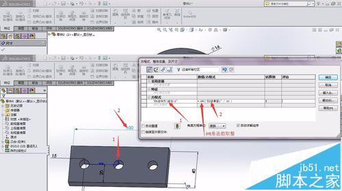 solidworks怎么使用数方程设计动态特征?4