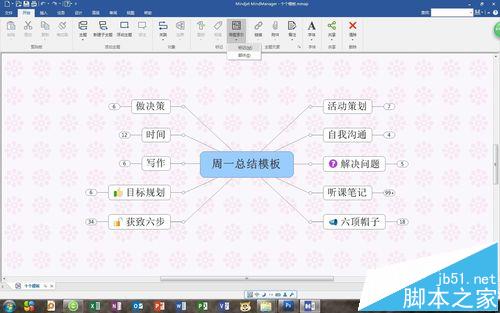 MindManager思维导图的导图索引怎么使用?2