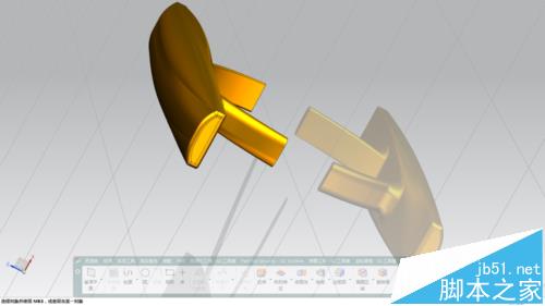 UG怎么创建门把手模型? UG画门把手模型的教程1