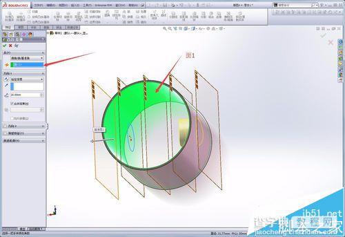 Solidworks怎么在曲面上拉伸? solidworks曲面拉伸的实例教程11