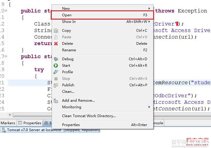 将Eclipse中的Web项目部署到Eclipse的方法[图文]3