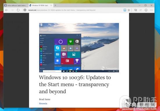 IE的替身 微软斯巴达浏览器阅读列表和阅读模式功能细节揭秘4
